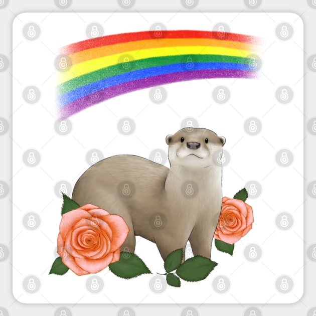 Pride Otter 2 Sticker by OtterFamily